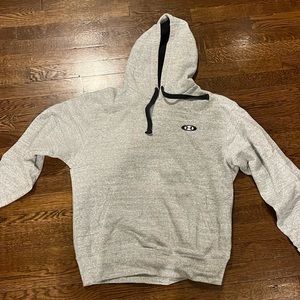 men’s small under armour light grey hoodie